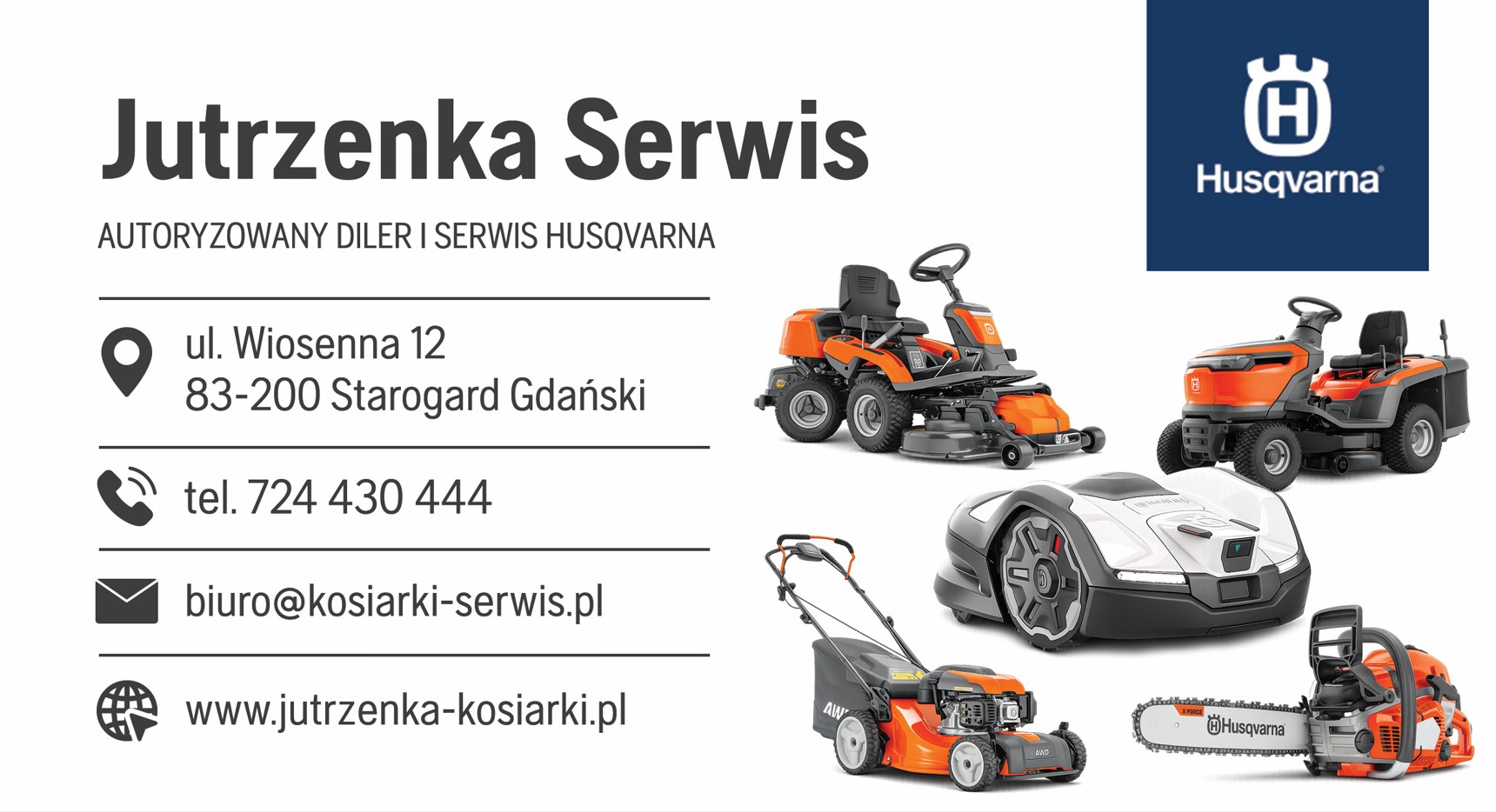 naprawa maszyn ogrodowych STAROGARD GDAŃSKI